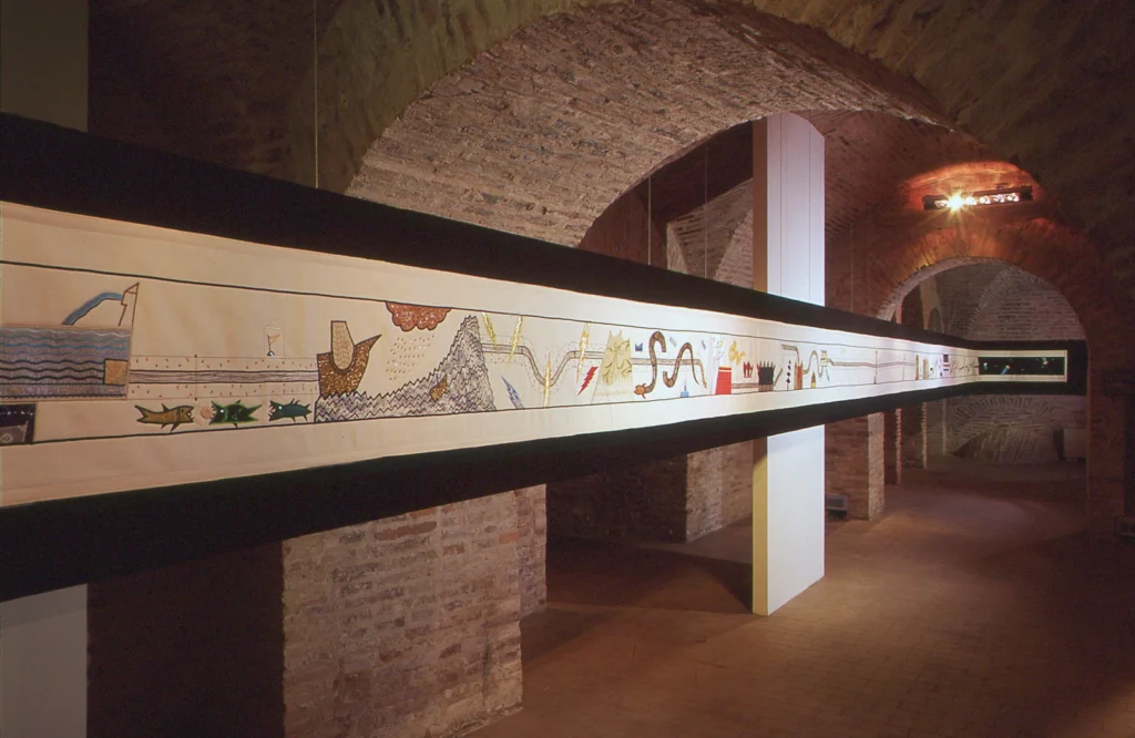 Installazione In itinere a Palazzo Ricci
