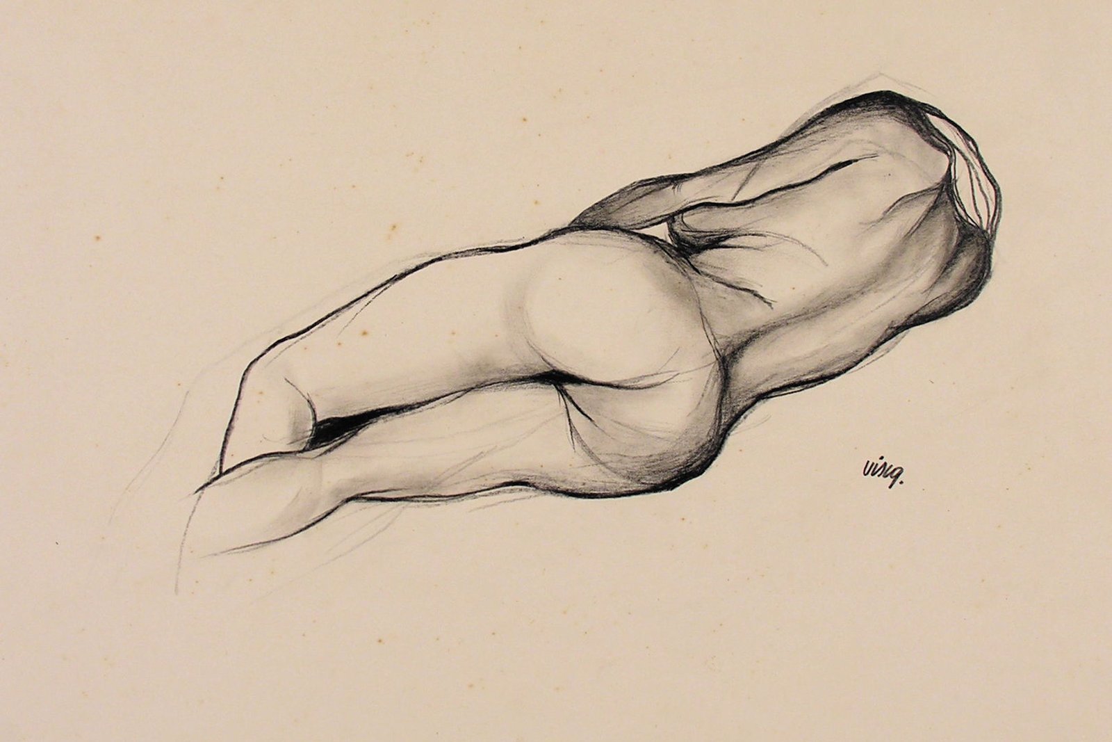 Sandro Visca, opera del 1961, 35 × 50 cm