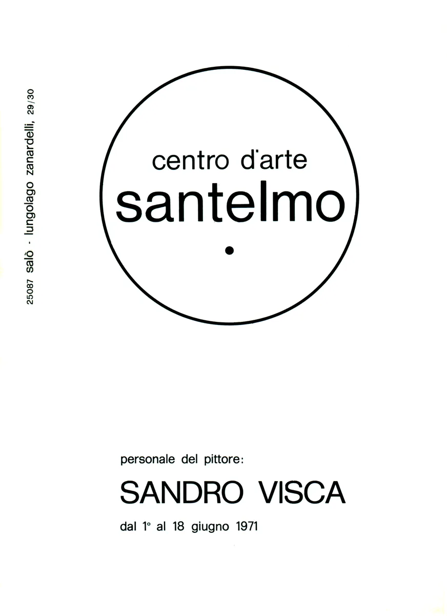 Copertina di Sandro Visca, 1971