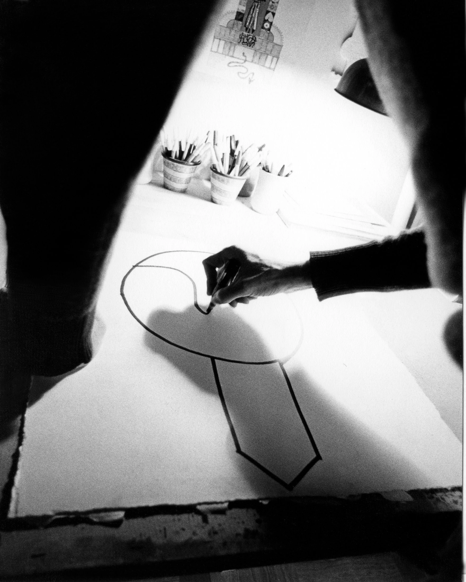 Ideazione di Personaggio enigmatico, 1974