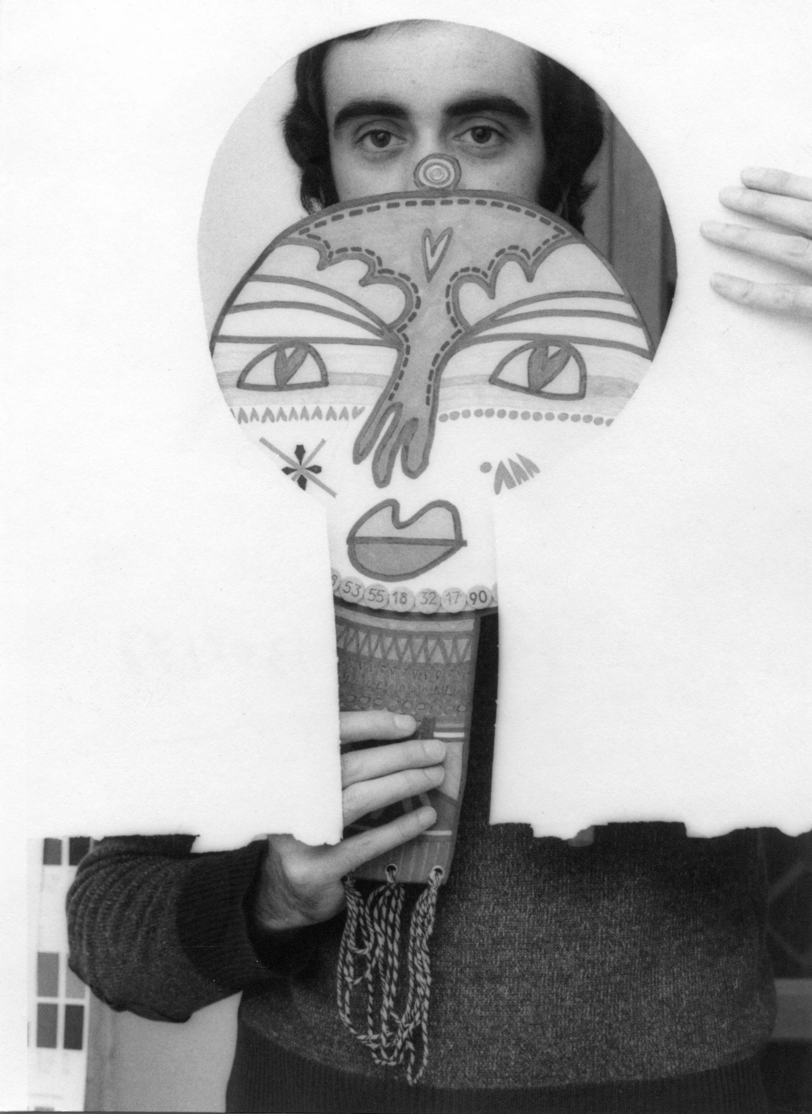 Ideazione di Personaggio enigmatico, 1974, immagine 17 — Studio di via di Villa Basile, Pescara