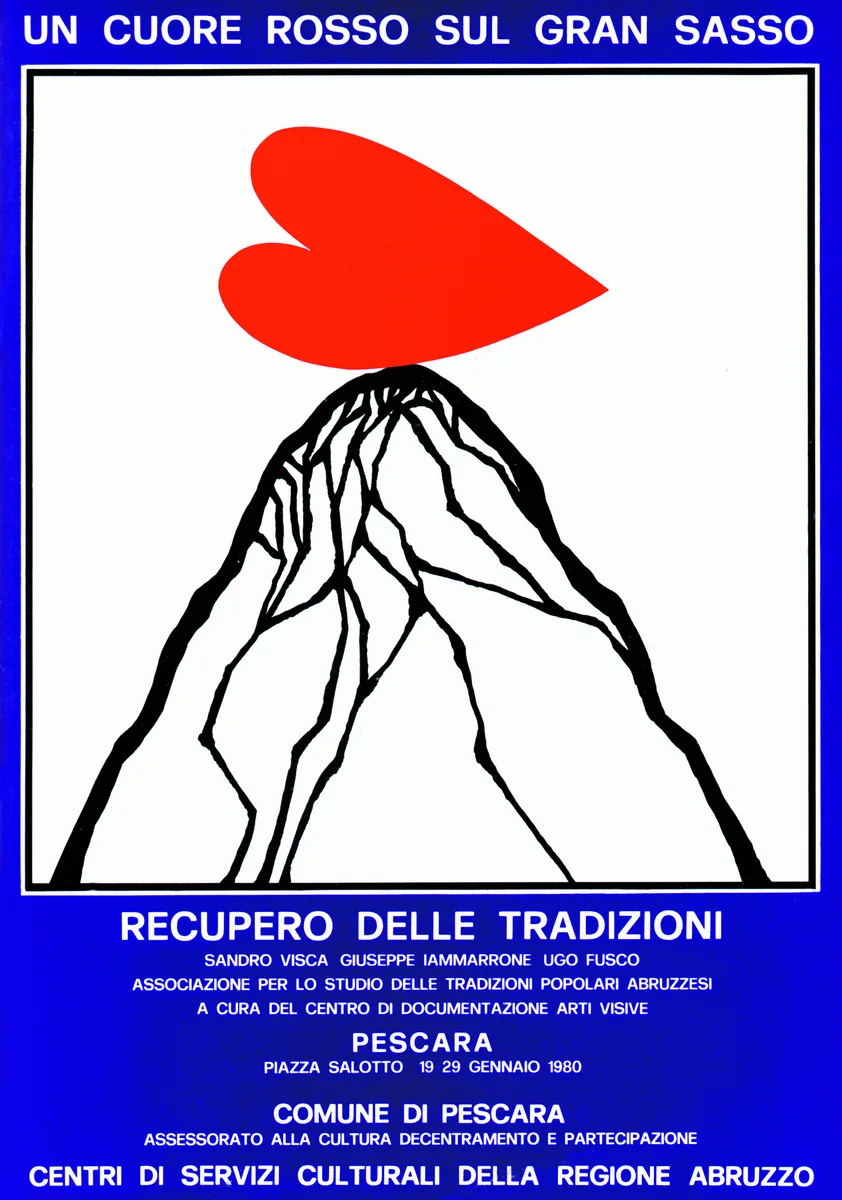 Copertina di Un cuore rosso sul Gran Sasso, 1980