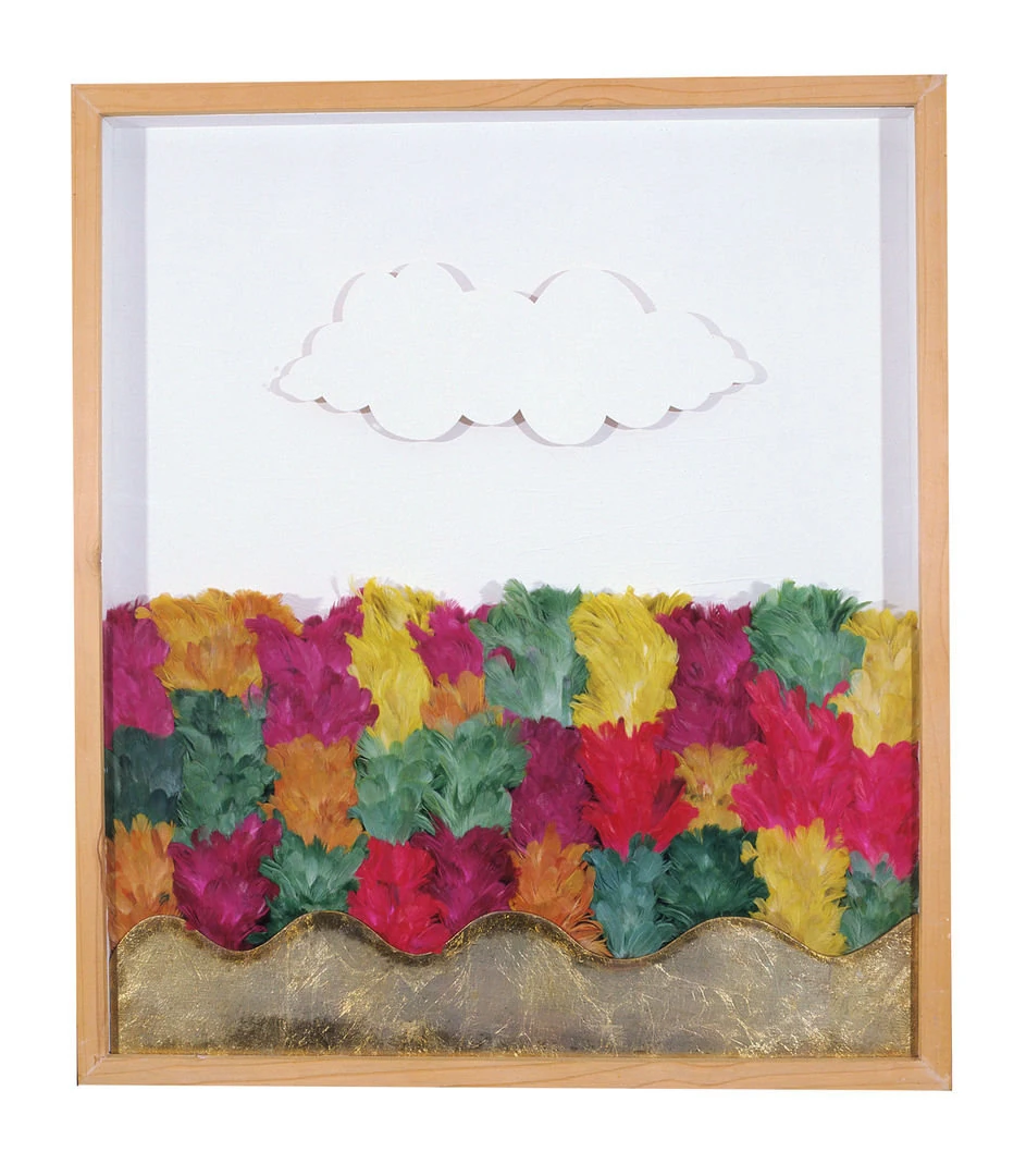 1981 22Paesaggio piumato22 cm70x80 