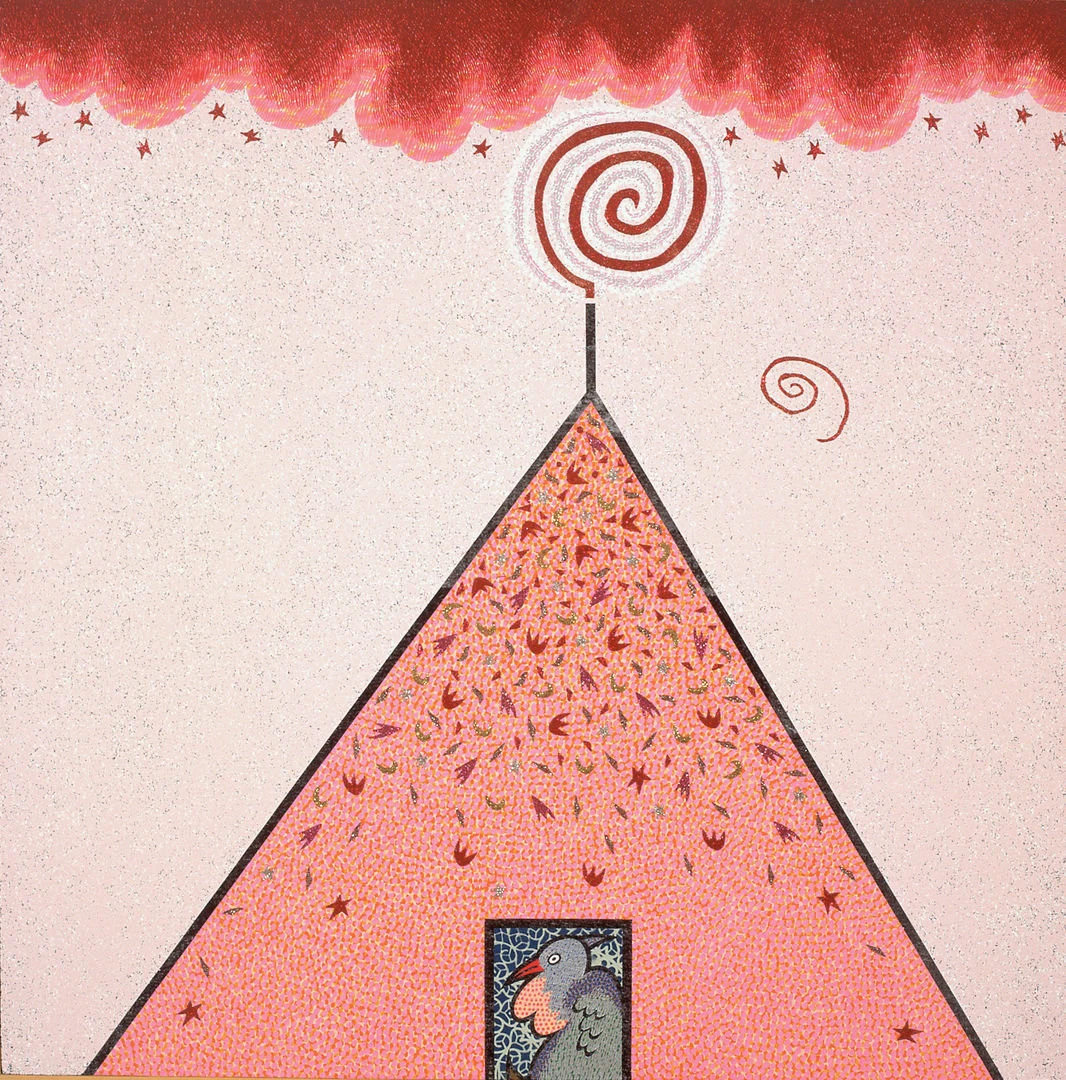 1986 22Tramonto di fuoco22 cm100x100