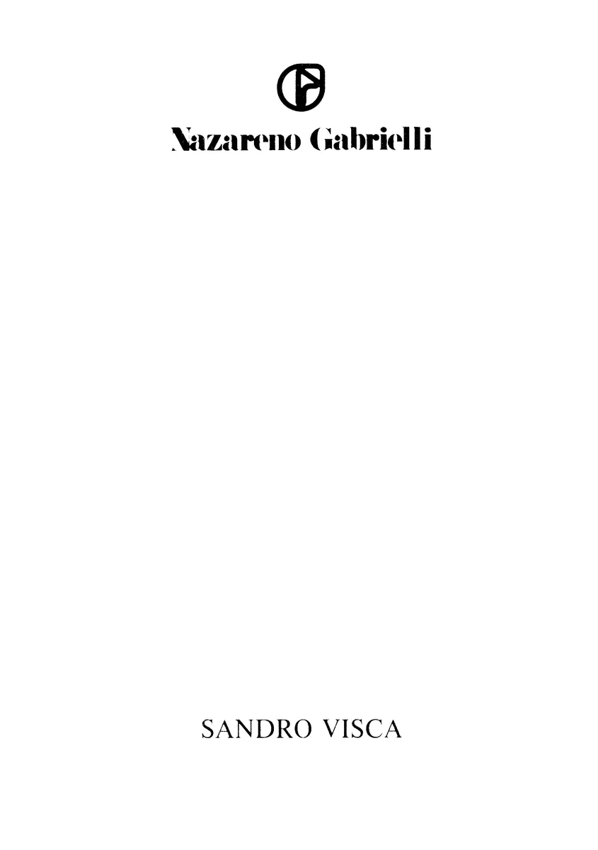 Copertina di Sandro Visca, 1986