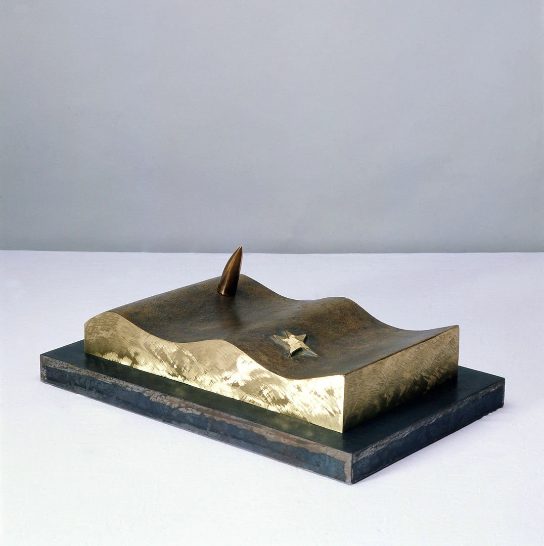 1992 22Notturno di mare22 ferro e bronzo cm41x27x13 