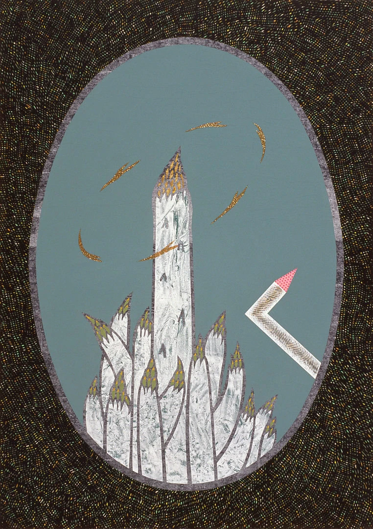 1993 22Paesaggio pericoloso22 cm50x70