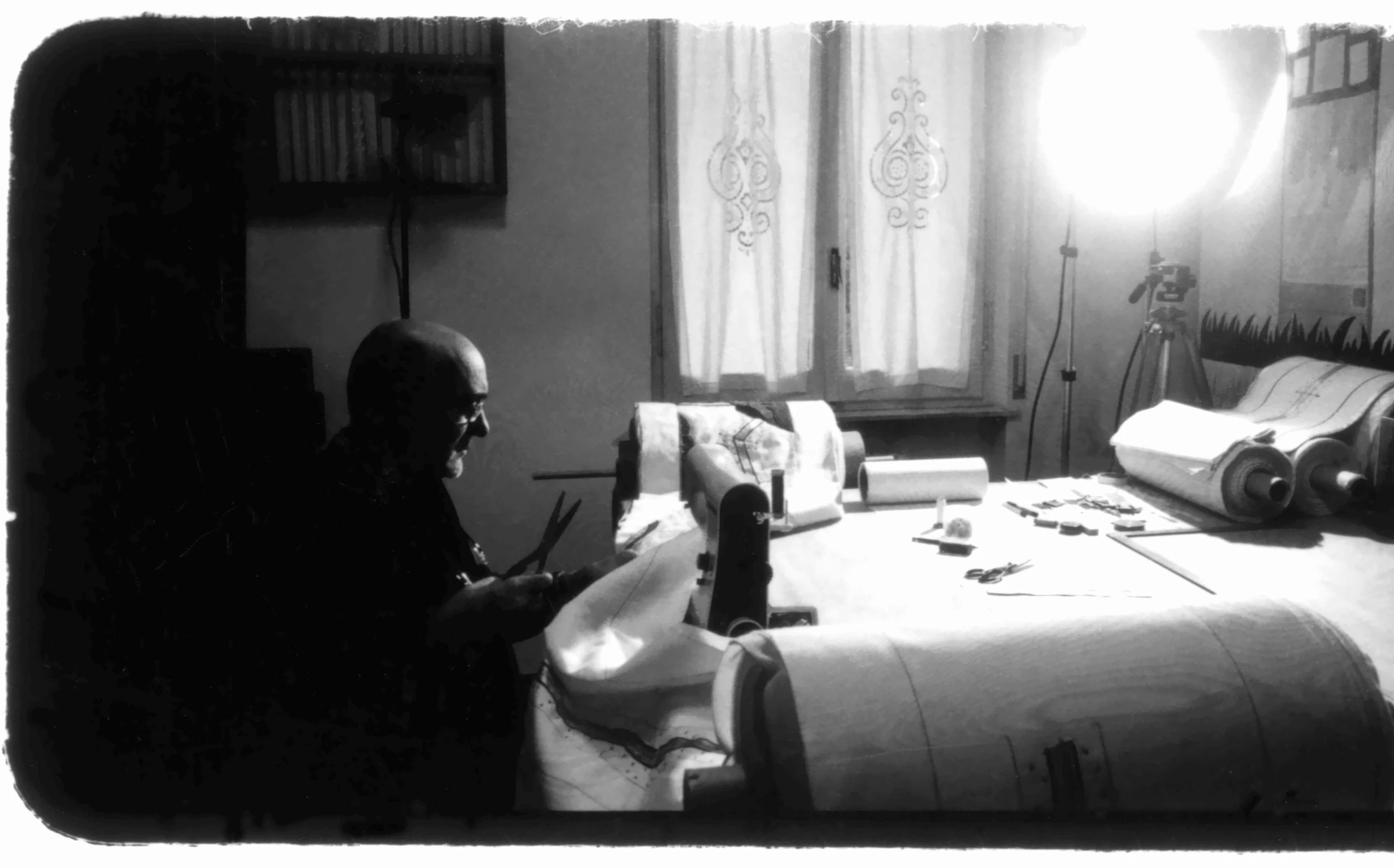 1999. 04. Studio Via Genova, PE (lavorazione arazzo In itinere)