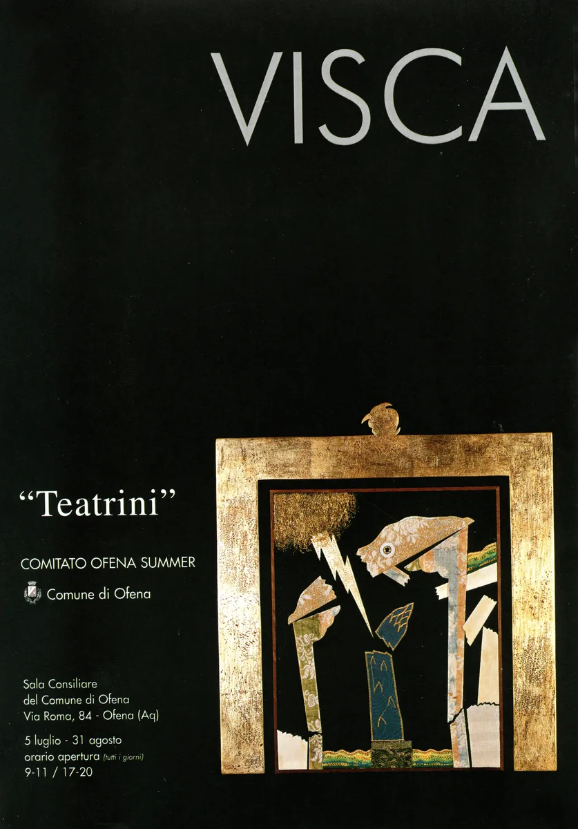 Copertina di Visca — Teatrini, 2003