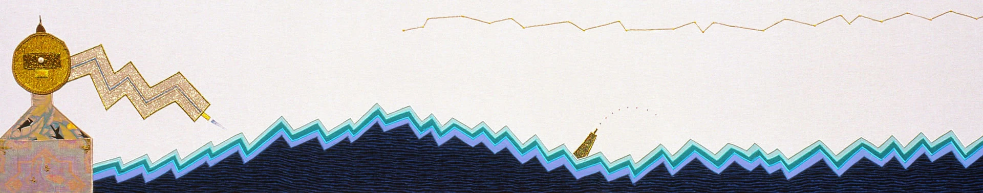 2005 22Paesaggio di mare con congegno macchinale22 cm.250x50 