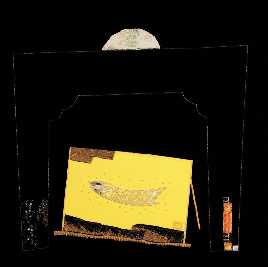 2008 22Teatrino in giallo22 cm70x70 