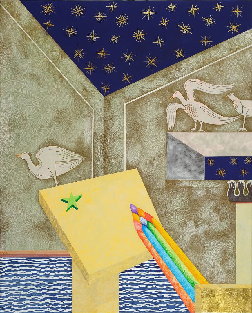 2012 22Paesaggio stellato22 cm80x100 