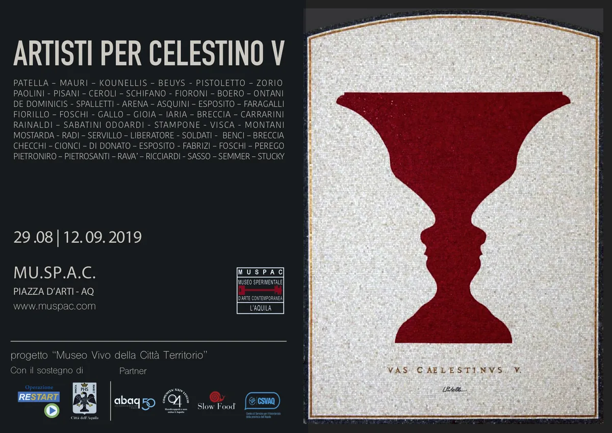 Copertina di Artisti per Celestino V, 2019