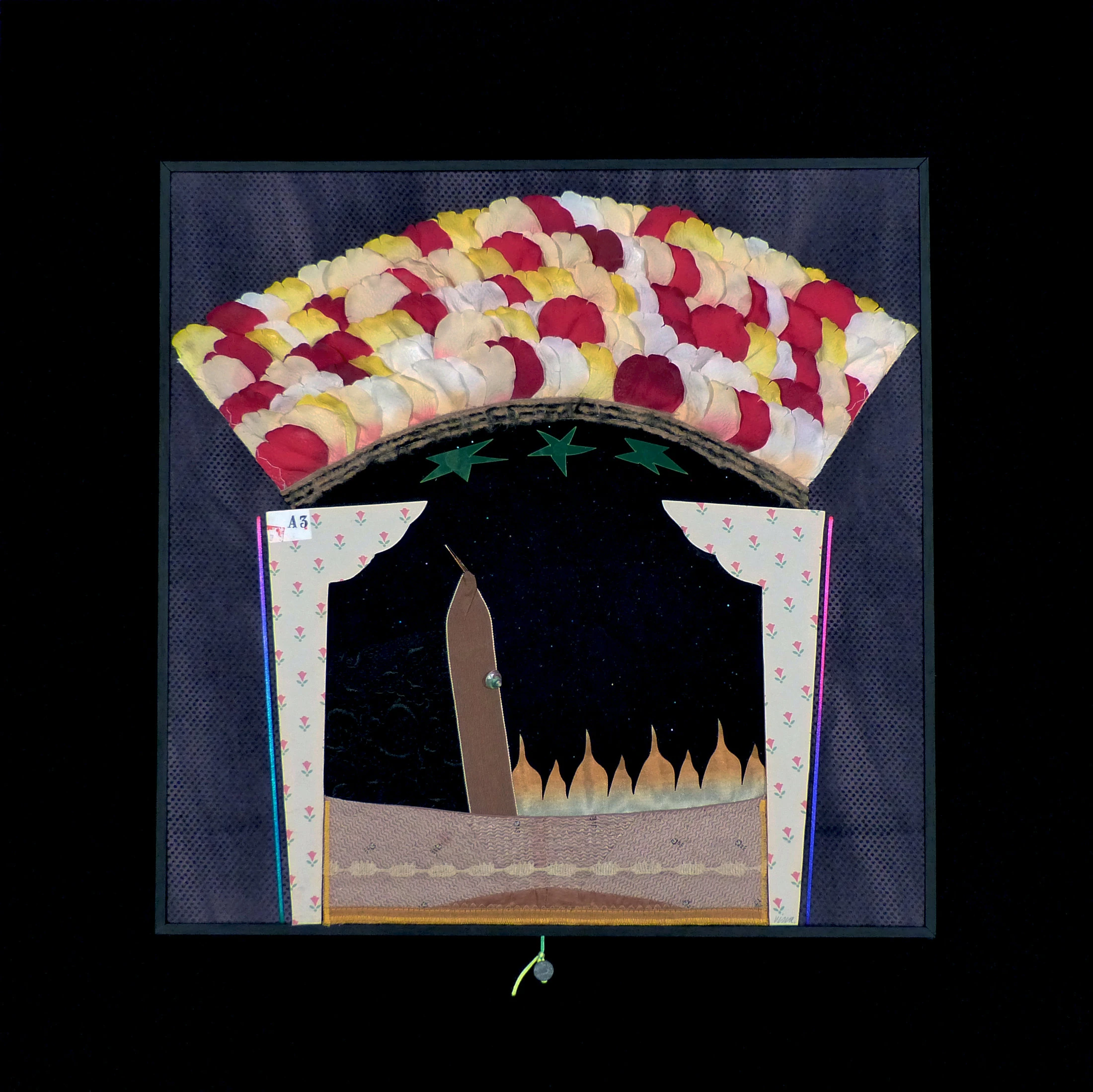 Teatrino A3,2019 tecnica mista cm66x66 
