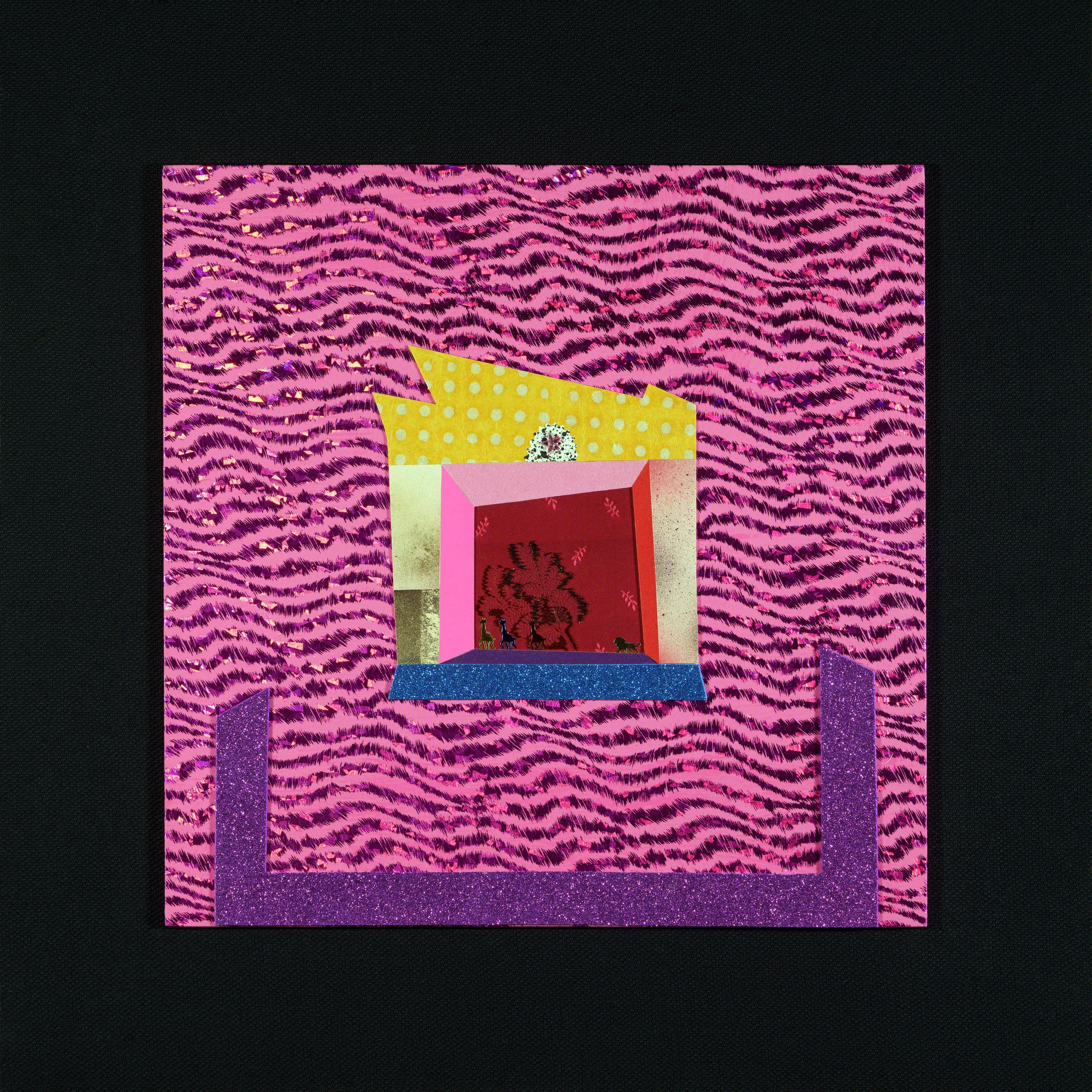 Teatrino, 2022 stoffe e carte cm 65x65 