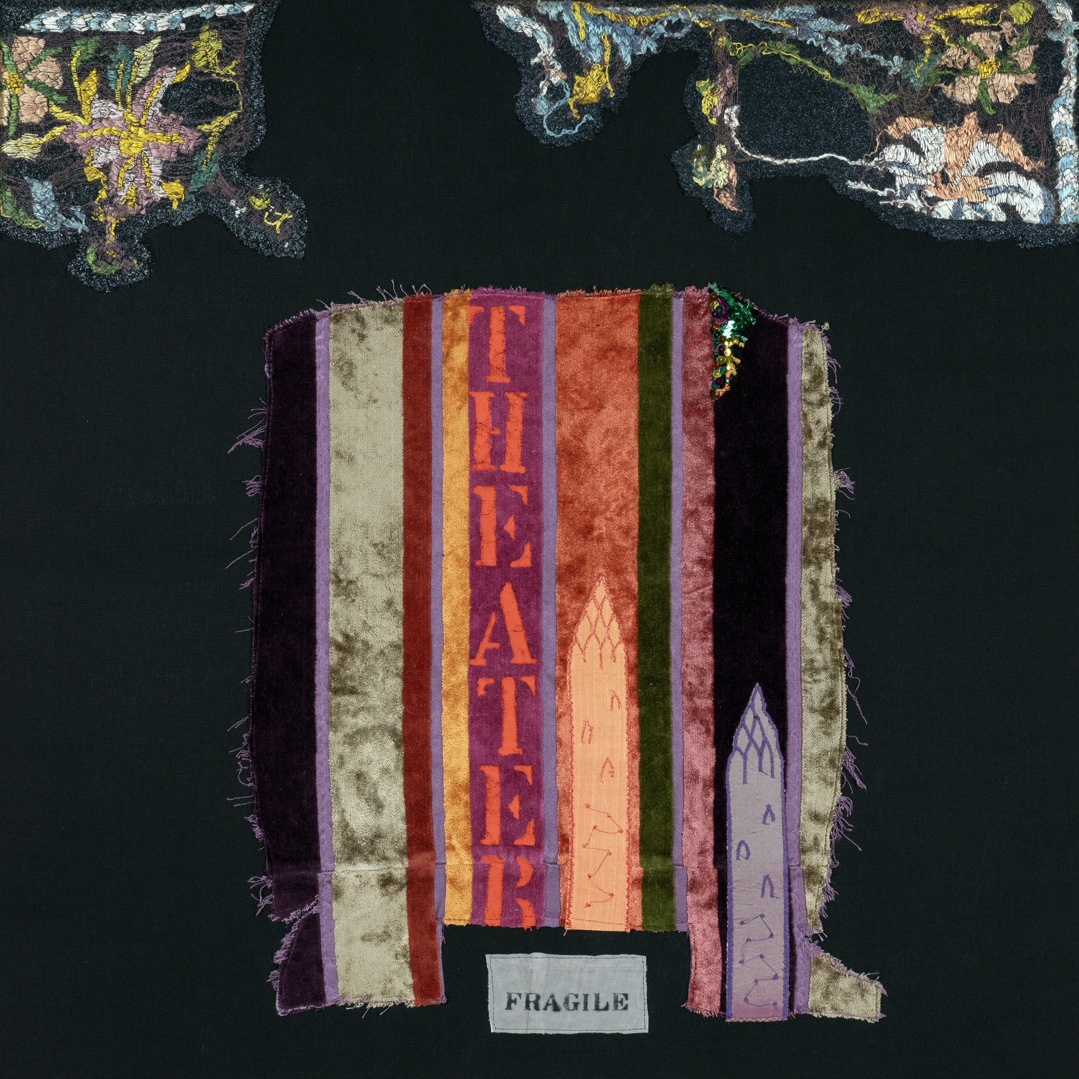 Theater fragile, 2022 stoffe cucite cm 80x80 copia
