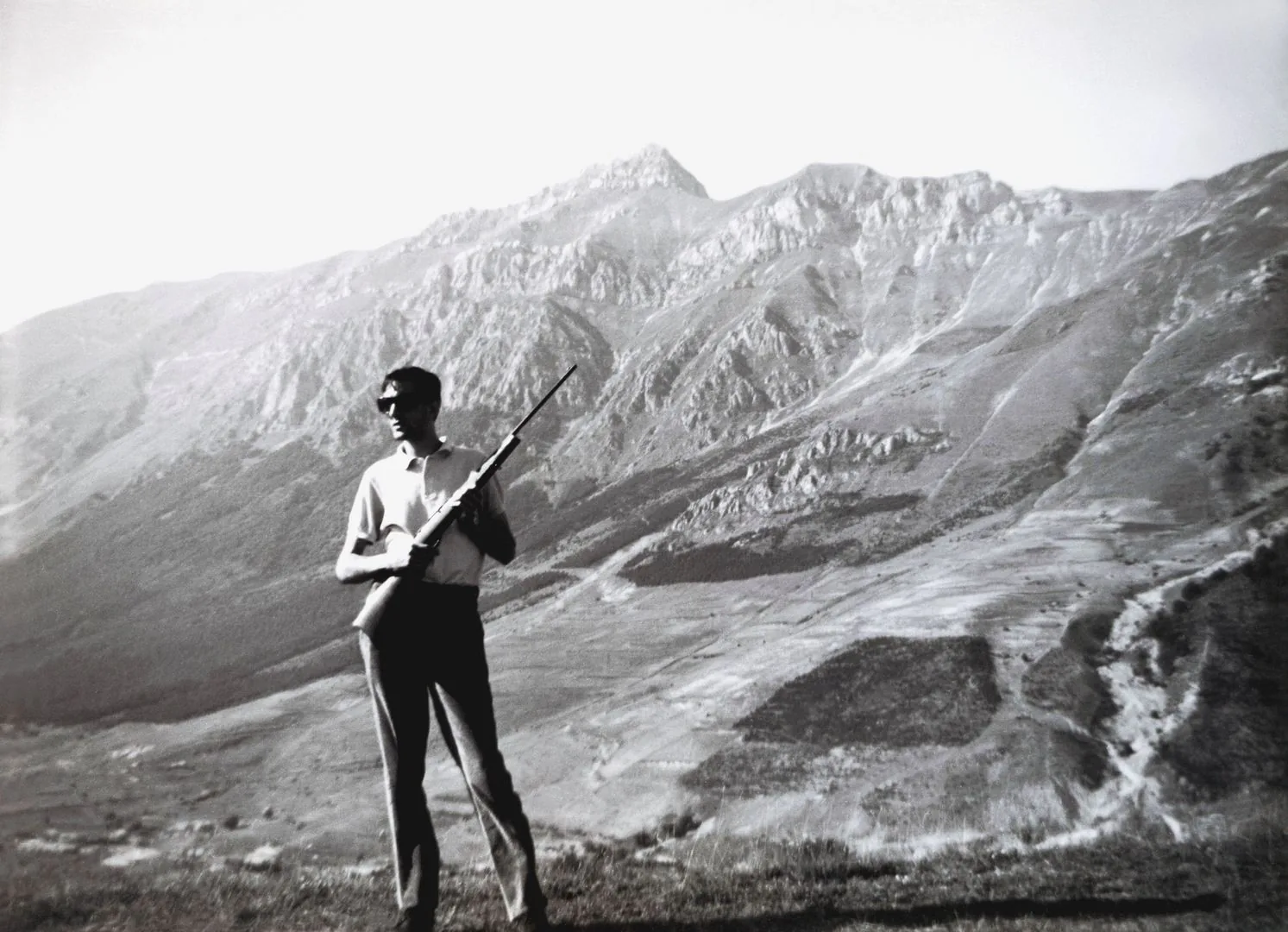 1964 Gran Sasso, sullo sfondo Pizzo Cefalone