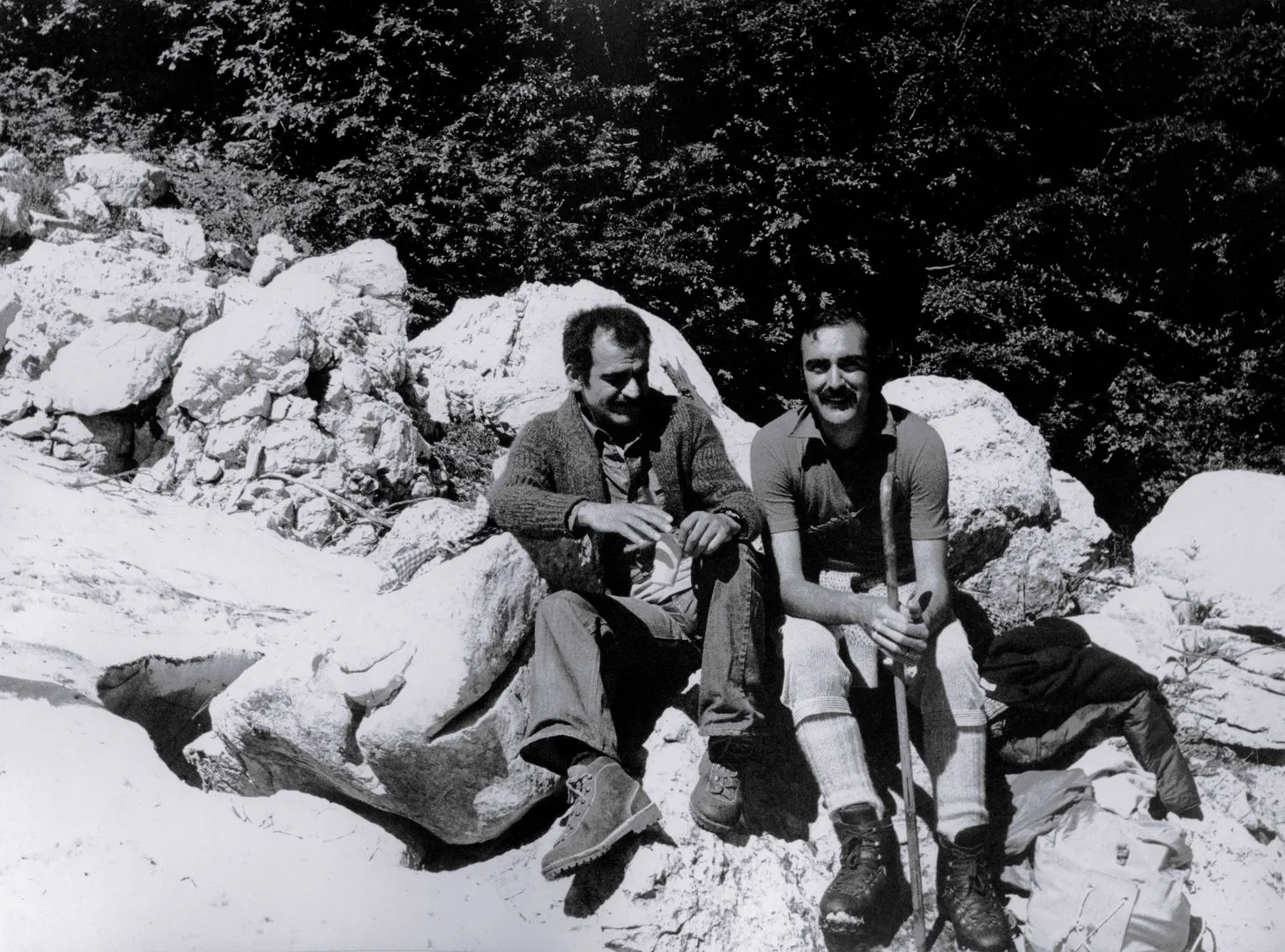 1974 Parco Nazionale d’Abruzzo: Gravare, con Gino Marotta
