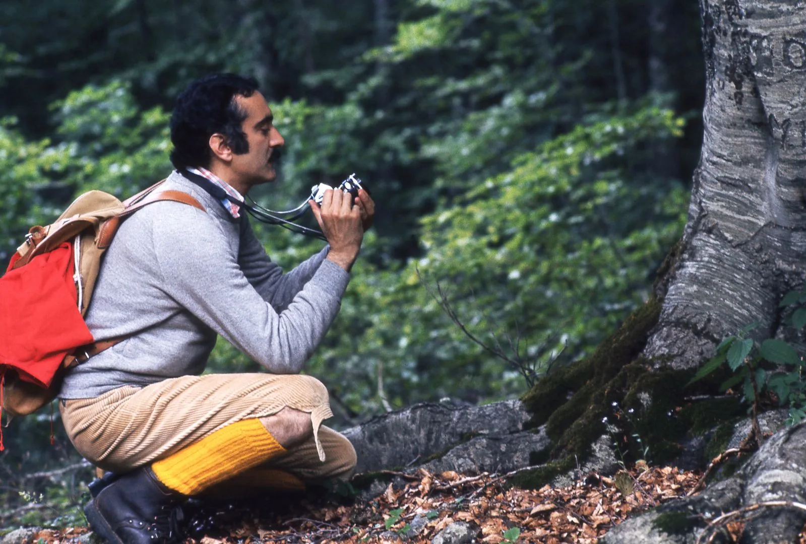 1976 Durante una ricerca in una zona quaternaria del Parco Nazionale d’Abruzzo