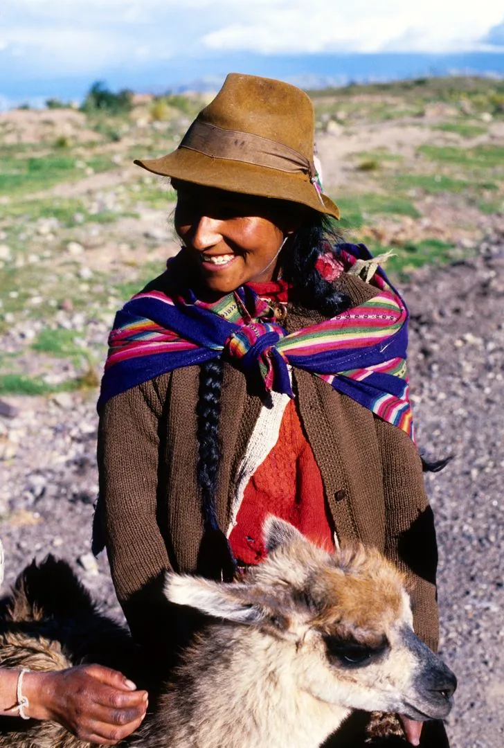 1978 Una giovane india nei pressi di Sacsayhuaman