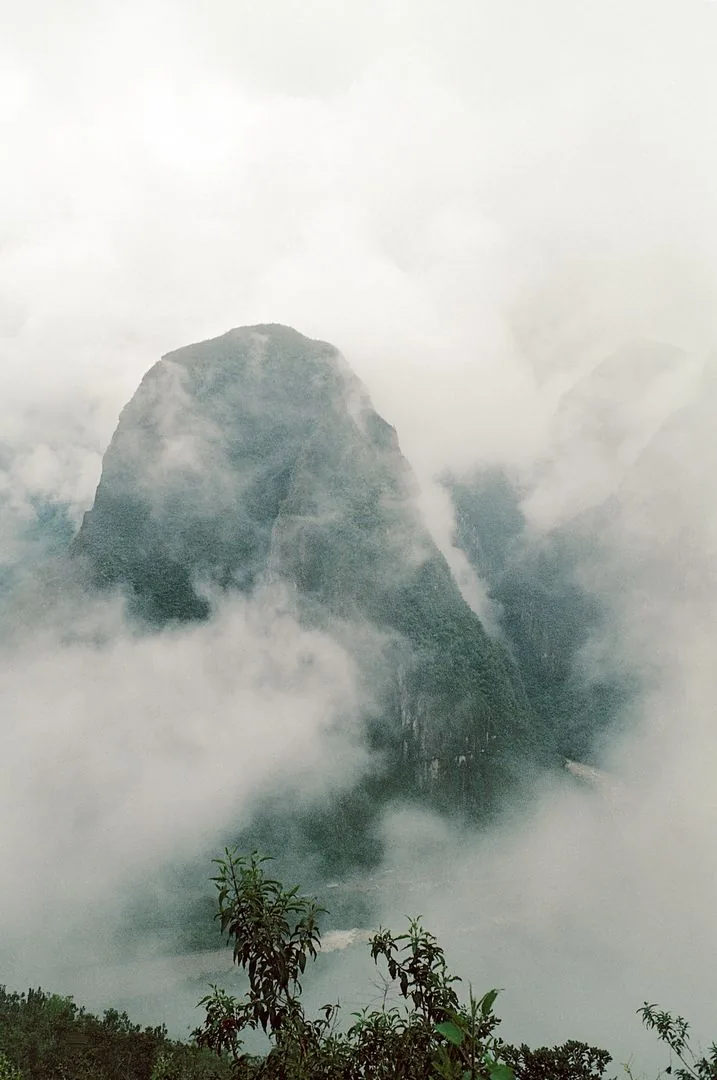 1978 Machu Picchu – il canyon dell’Urubamba alle prime luci dell’alba