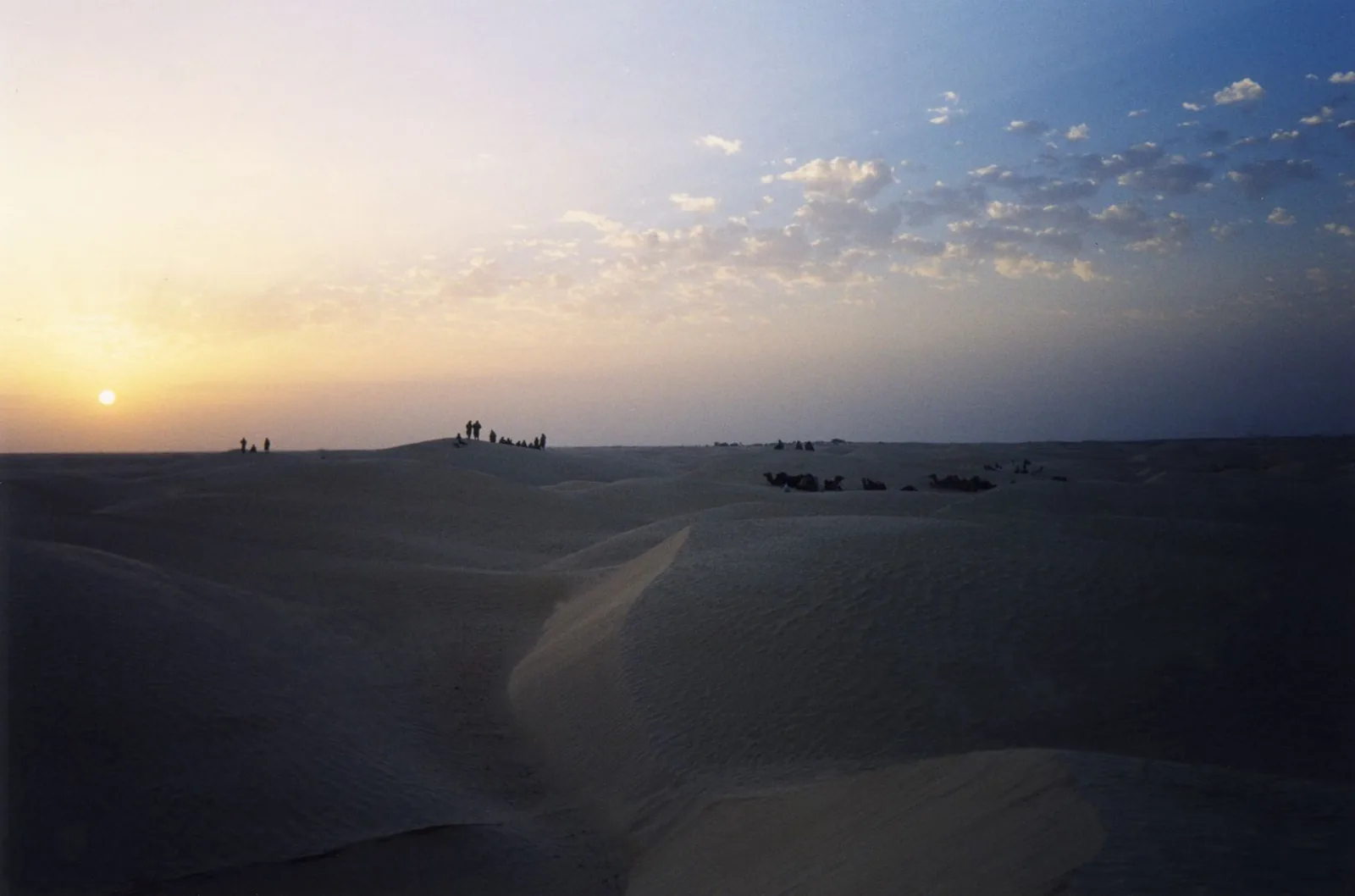 1999 Tunisia - Dune di Nouail Blidet al tramonto