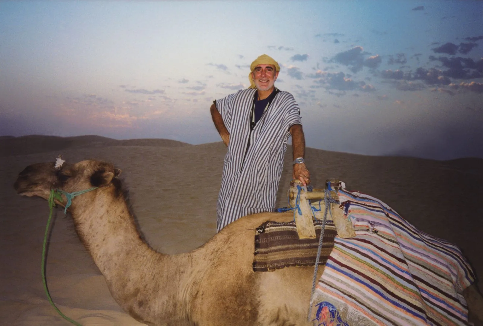 1999 Tunisia - Zaafrane, deserto al tramonto