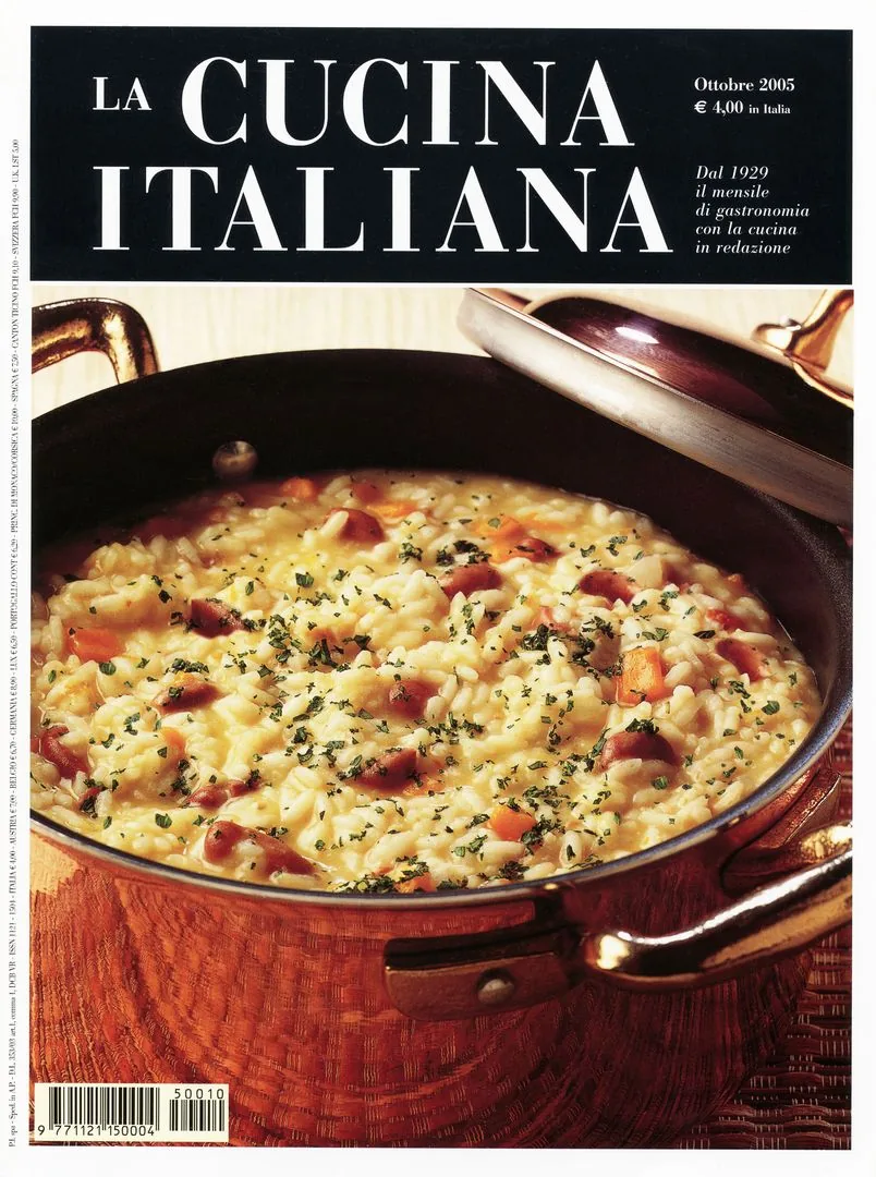 2005 Copertina della rivista “La cucina italiana”